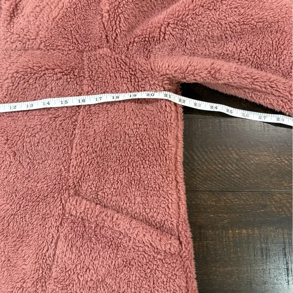 Free Country Sierra Butter Pile II Jacket L Pink Sherpa Fleece Full Zip Cozy - Picture 7 of 11